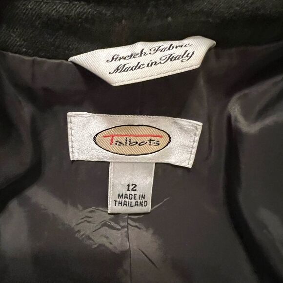 Talbots stretch wool blazer made in Italy size 12 - Picture 3 of 5
